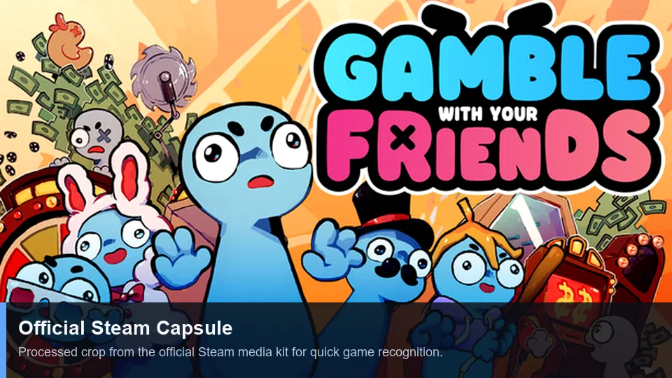 Imagen oficial de cápsula de Steam procesada para Apuesta con tus Amigos